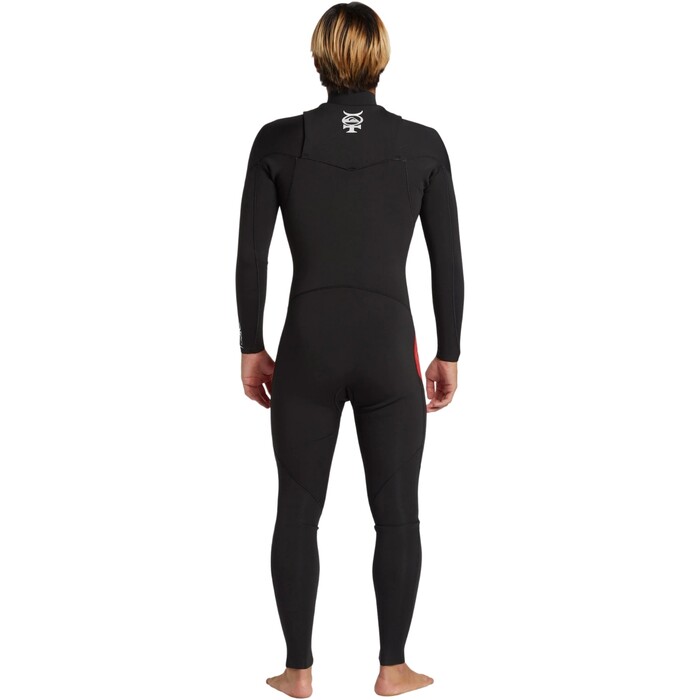 2024 Quiksilver Mens Mercury 4/3mm Chest Zip Wetsuit AQYW103116 - High Risk Red